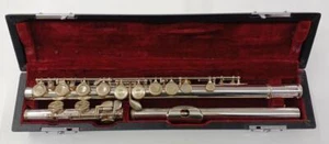 SANKYO Querflöte SILVER SONIC P.A. Head&Body Silber gebraucht Japan - Bild 1 von 9