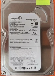 ⭐️⭐️⭐️⭐️⭐️ HDD Hard Drive SATA Desktop 3.5" Seagate ST3160815AS 160GB 9CY132-189 - Picture 1 of 3