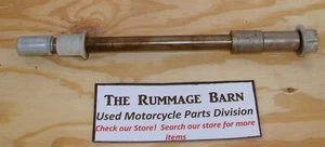 REAR WHEEL AXLE with Spacer and Nut -------- 1983 SUZUKI GS450GA Suzukimatic - Picture 1 of 1
