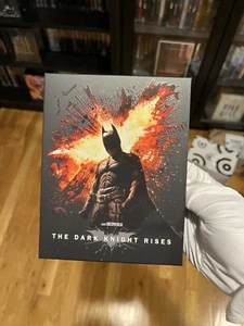 The Dark Knight Rises Manta Lab Fullslip 4K UHD Blu-Ray Debossed Steelbook - Picture 1 of 11