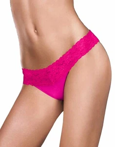 Maidenform Dream Lace Thong, L / XL, Wild Strawberry NEW - Picture 1 of 7