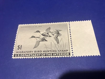 Selo de pato US Scott #RW12 perfeito estado NH - Imagem 1 de 2