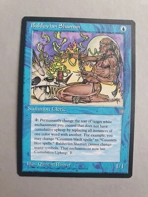 Balduvian Shaman, MTG Ice Age (1995), Common Blue Creature NM - Image 1 of 2