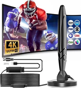 5600Mile Digital TV Antenna 1080P Outdoor Indoor Amplified HDTV Long Range 4K - Picture 1 of 7