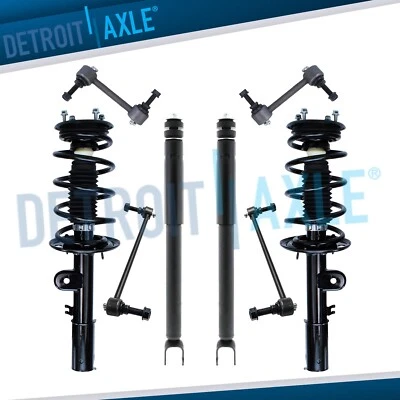 Front Strut + Rear Shock Sway Bar for 2013 2014 2015 2016-2018 Ford Explorer FWD - Image 1 of 4