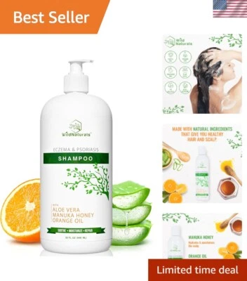 Champú para tratamiento de eccema y psoriasis - Anticaspa, alivio del cuero cabelludo para seco y... Foto 1 de 4