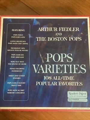 Arthur Fiedler Boston Pops Pops Varieties 108 All Time Favorites (Like New) 1969 - Image 1 of 4
