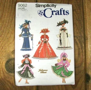 Vintage Barbie bambola vestiti modello da cucire abiti vintage semplicità 9062 non tagliati - Foto 1 di 4