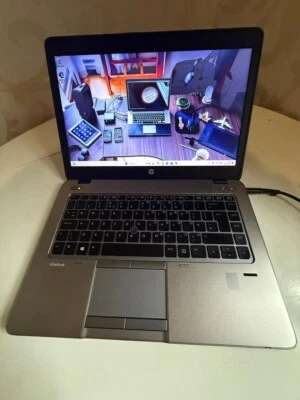 HP Elitebook Fast Laptop @2.30GHz 8GB RAM 128GB SSD 14.1" Win 11 Pro - Image 1 of 4