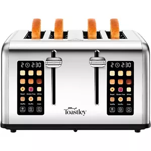 Toastley Smart Toaster 4 Slice with Screen Touch Control - Picture 1 of 13