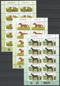 Moldova 2025 Horses 3 MNH Full sheet - Picture 1 of 1