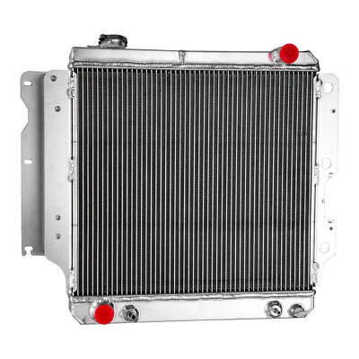 FOR 1987-2006 JEEP WRANGLER YJ TJ 2.4/4.2L L4 L6 4-ROW ALUMINUM RADIATOR Foto 1 de 4
