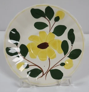 Blue Ridge Southern Potteries ~Yellow Nocturne ~ Saucer - Picture 1 of 3
