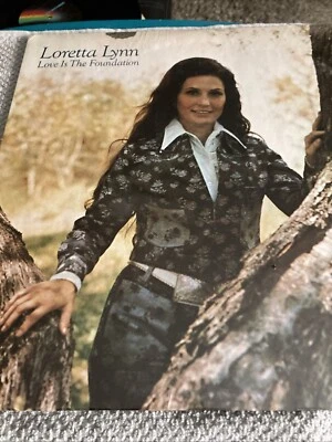 Loretta Lynn Love is the Foundation 1973 Vinyl LP Still In Shrink Wrap Free Ship - Image 1 of 4