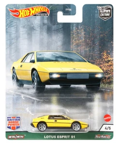 Lotus Esprit S1 British Horse Power 2021 Car Culture 1:64 Hot Wheels GRJ61 FPY86 - Imagen 1 de 2