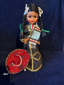 Vintage Mexican Doll with Traditional Clothing - Picture 1 of 16