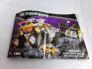 Mega Bloks Machines Rage! Manual Only Ideas Booklet Instructions Directions - Picture 1 of 3