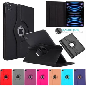 Hülle für iPad Pro 12.9 2021/20/22 4./5.6. Gen 360 PU Lederständer SMART Cover - Bild 1 von 17