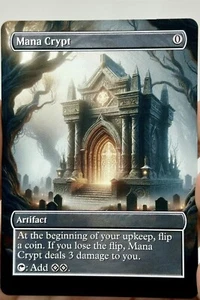 Mana Crypt Proxy Card with Custom designed art - Picture 1 of 2