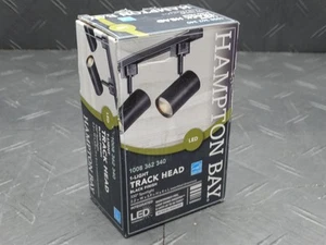 Hampton Bay LED 1-Light Track Head Black Finish 1008362340 - Picture 1 of 7