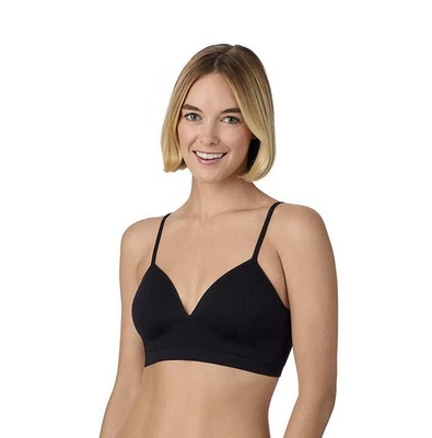 NEW No Tag Juniors' SO Medium Wireless Ribbed Bralette Styling Removable Cups - Image 1 of 4