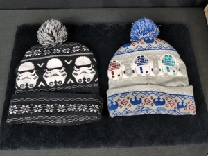 2 gorros Star Wars Stormtroopers y R2-D2 talla única 8" de ancho - Imagen 1 de 5