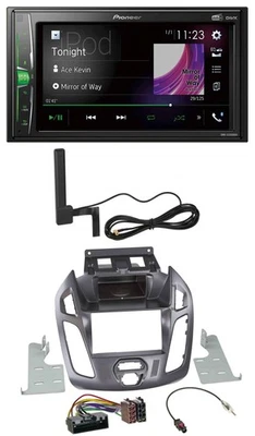 Pioneer MP3 DAB AUX 2DIN Bluetooth Autoradio für Ford Transit ohne Display 2012- - Bild 1 von 4