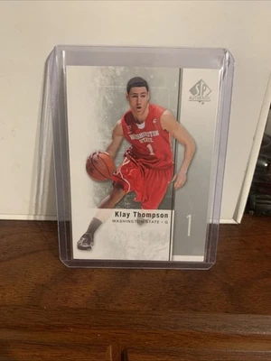 Auténtico SP Klay Thompson Rookie RC #23 2011-12 Upper Deck Foto 1 de 2