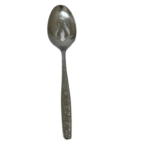 SPRING GARDEN Rogers Cutlery IS Stainless Silverware Pierced Serving Spoon - Picture 1 of 9