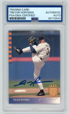 特雷弗·霍夫曼签名 1993 年 UD SP 名人堂新秀卡 #169 PSA 签名 10544 — 第 1/2 张图片