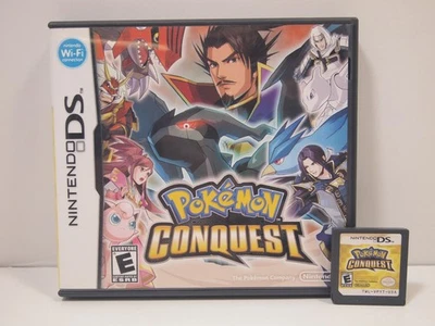 Pokemon Conquest (Nintendo DS | NDS) Carro Auténtico en Caja SIN Manual Foto 1 de 4