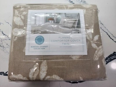 Cubierta de edredón doble de franela de vid texturizada de algodón MARTHA STEWART nueva  Foto 1 de 3