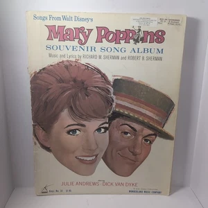 Mary Poppins Souvenir Song Album Vocal Sel. P/V/G Wonderland 1963 - Picture 1 of 1