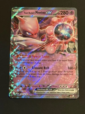 Team Rocket's Mewtwo ex 081/182 Sv10: Destined Rivals Holo - Image 1 of 2