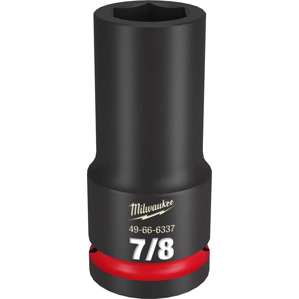 Milwaukee 49-66-6337 SHOCKWAVE Impact Duty 3/4 Drive 7/8 Deep 6 Point Socket - Image 1 of 1