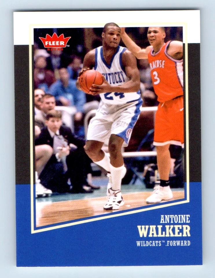 2013-14 Fleer Retro Antoine Walker Kentucky Wildcats #8 - Image 1 of 2
