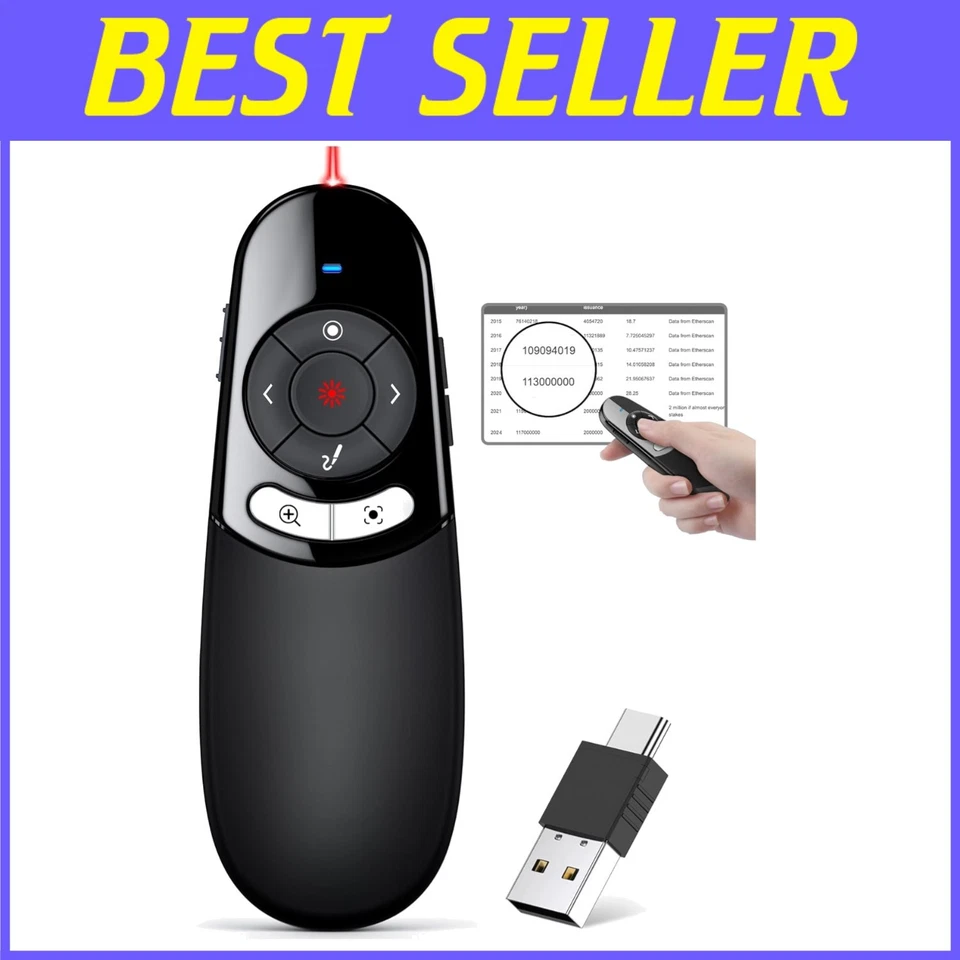 Advanced Digital Pointer Presentation Clicker - Image 1 of 4