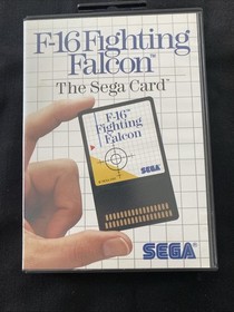 F-16 Fighting Falcon - Sega Master System/SMS - CIB, Case/Card/Manual & Poster