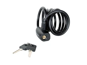 Master Lock Noir Etagère Bobinage Serrure Câble 1.8m X 8mm MLK8126E - Picture 1 of 1