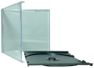 STANDARD CD Jewel Case with Tray 10.4mm Lot - Picture 1 of 26