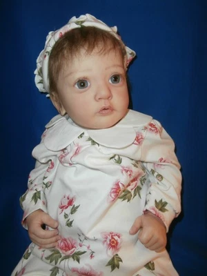 BEAUTIFUL REBORN BABY DOLL by  GUDRUN LEGLER PREOWNED 21" WEIGHTED - Image 1 of 4