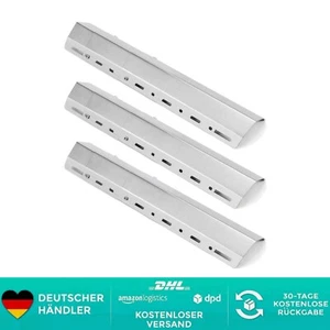 30-72cm Brennerabdeckung Universal Gas Grill Ersatz Edelstahl Heizplatte für ... - Bild 1 von 2