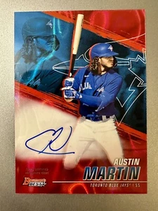 2021 Bowman's Best Austin Martin 5/5 Red Lava Refractor Auto SSP #B21-AM - Picture 1 of 2