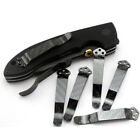 Carbon Fiber Pocket Clip Knife Back Clip For BENCHMADE 710 551 530 ZT 0620 0630