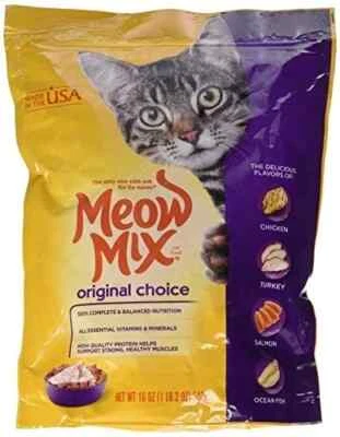 Bolsa pequeña Meow Mix Original Choice comida seca para gatos 18 oz Foto 1 de 3