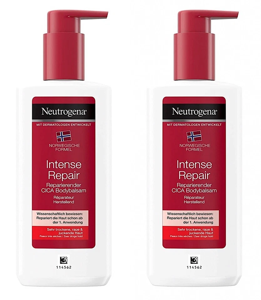 ✅ Neutrogena Bodylotion Balsam Intense Repair Pfelgelotion 2x 250ml ✅ - Bild 1 von 1