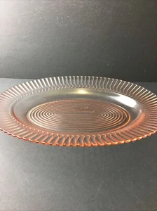 Vintage Pink Macbeth Evans Petalware Oval Serving Platter Excellent Condition - Picture 1 of 11