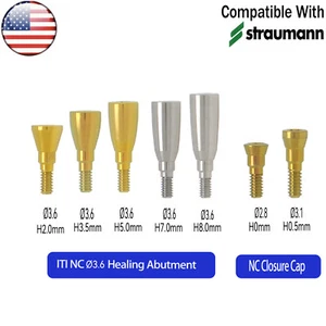 US Dental Healing Abutment Narrow Fit Straumann ITI NC Ø3.6 Height 2/3.5/5/7/8mm - Picture 1 of 23