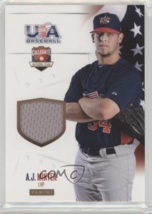 2014 Panini USA Baseball Box Set Collegiate National Team Jerseys /99 AJ Minter