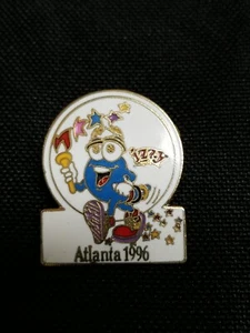1996 White Gold Izzy Atlanta Olympic Pin  - Picture 1 of 8